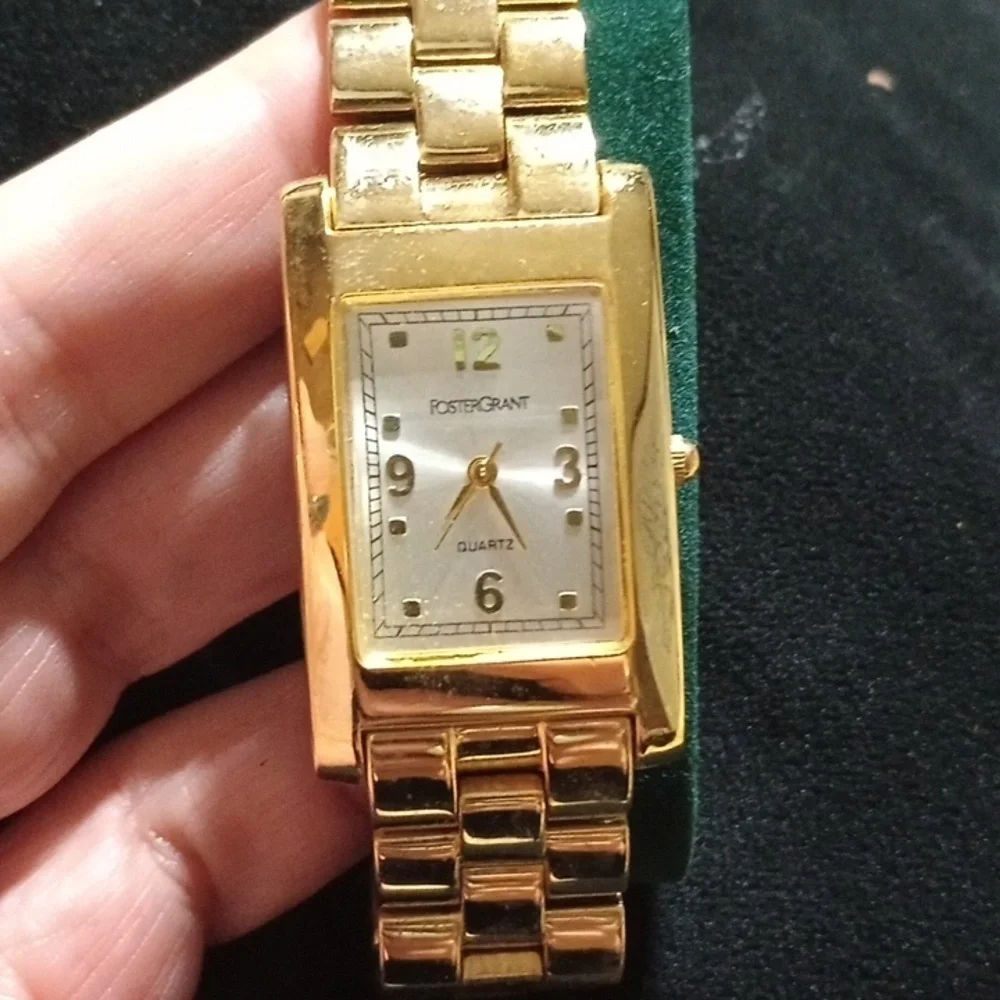 Foster Grant gold men's watch